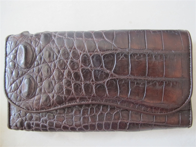 Ví nữ 3 gấp cá sấu