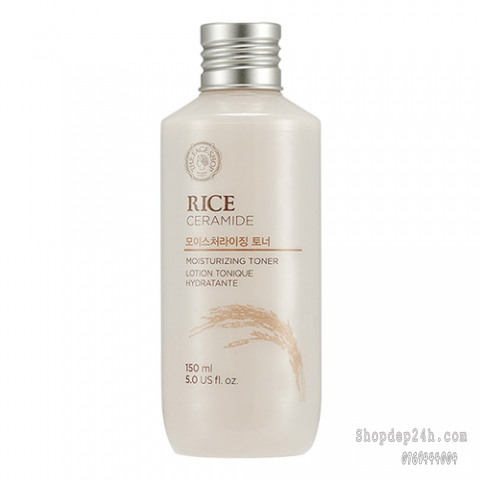 [TheFaceShop] Nước hoa hồng Gạo Rice Ceramide Moisture Toner 150ml