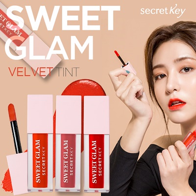 Son kem lì Secretkey Sweet Glam Velvet Tint 5 Colors