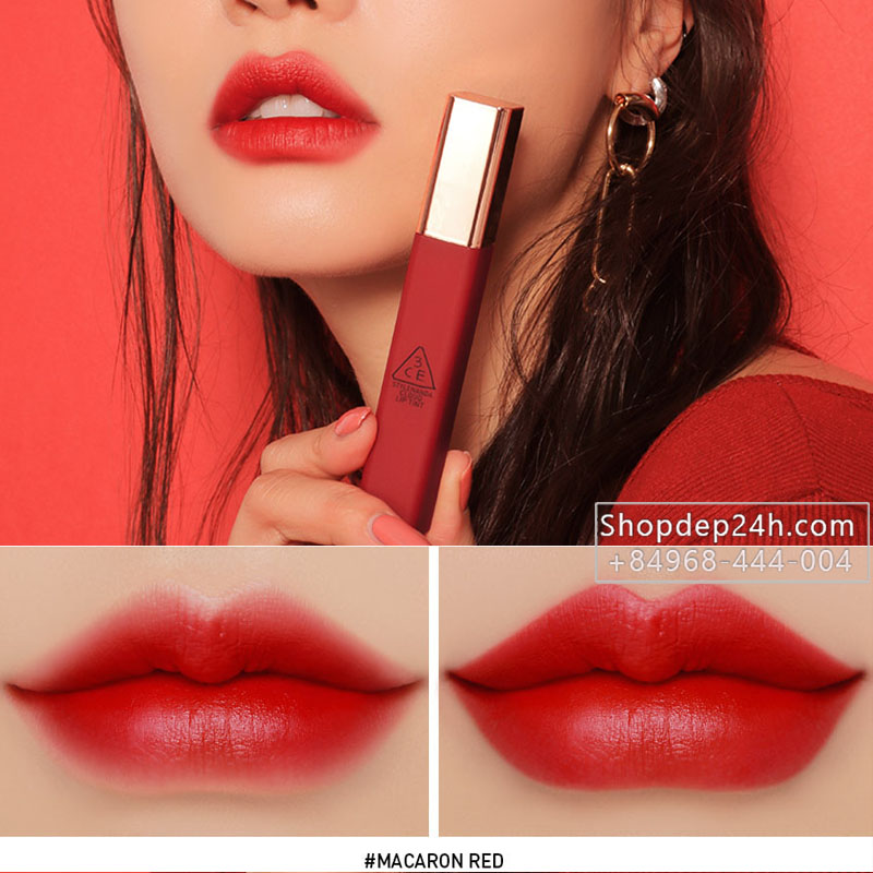 [3CE] Son kem 3CE Cloud Lip Tint #Macaron Red